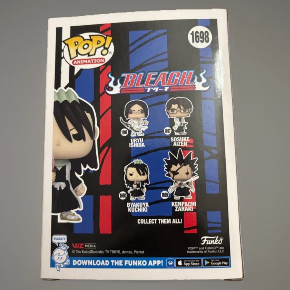 Funko POP Animation Bleach Byakuya Kuchiki #1698 Display Window View Pop Soda - Picture 4 of 4